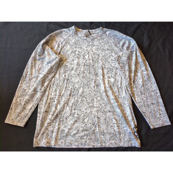 Special Blend Snowboarding Thermal Set Large Coloring Book Outline AOP Print - Picture 2 of 16